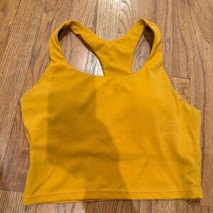 PARAGON WOMENS MUSTARD YELLOW SPORTS BRA SMALL